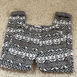 Abercrombie & Fitch printed cuffed trousers